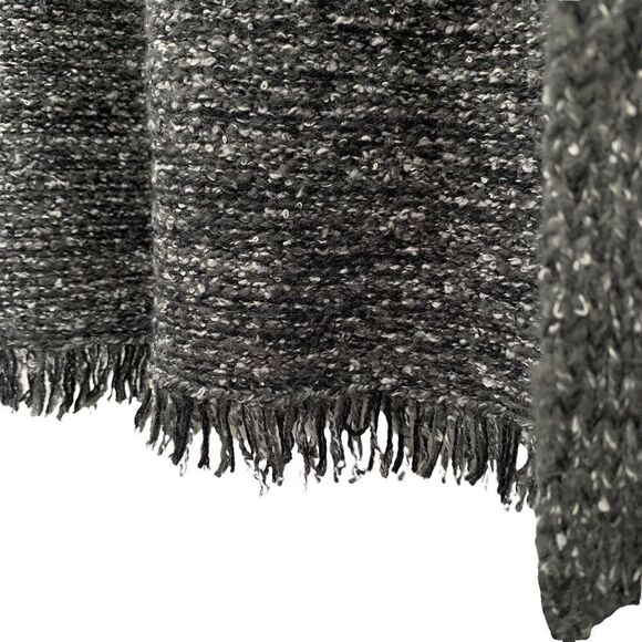 Velvet by Graham & Spencer NWT Knit Wool Blend Fringe Cardigan w Pockets & Belt - Picture 7 of 11